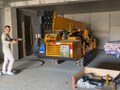 Монтаж стекла при помощи крана-паука в Симферопольском районе Крыма
