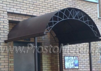 Металлические козырьки
