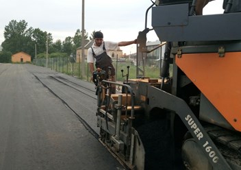 Благоустройство территории в Великом Новгороде, июль 2016