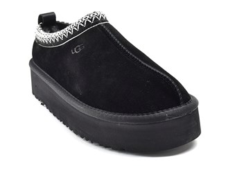 UGG Tazz Slippers Black - черные тапочки-угги Тазз