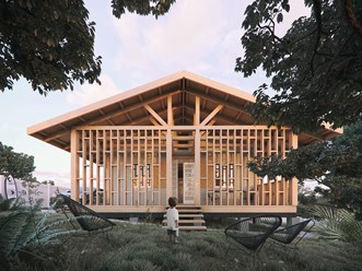 Проект индивидуального жилого дома в г. Севастополь (в стадии строительства)