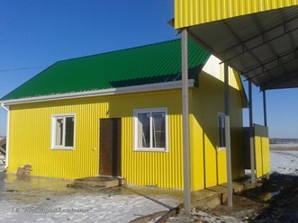 Здание санпропускника и крытый дезбарьер в животноводческом комплексе в г.Новоалександровск.