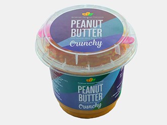 PEANUT BUTTER Crunchy (Арахисовая паста с кусочками орехов), 280 гр.