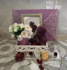 Цветы на заказ (букет)+ваза, поднос+открытка +упаковка подарка ручной работы
+79067340220