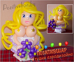 Девушка в торте