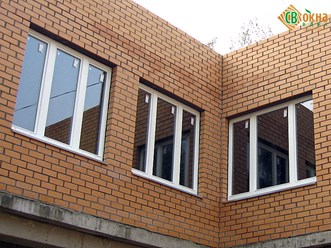Деревянные окна ОСП в муниципальном учреждении, цвет Белый
