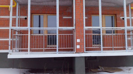 Балконные ограждения из нержавейки