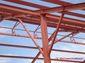 Пример изготовления и монтажа металлоконструкции каркасных зданий выполняемых ГК "ЮгСтройАкадемия"