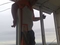 установка балконной рамы