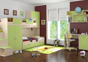 Двухъярусная кровать на заказ для братиков или сестричек. https://pan-plit.com/catalog-detskaja-mebel ссылка на каталог детской мебели.
