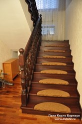 Деревянная лестница на заказ в Горно-Алтайске