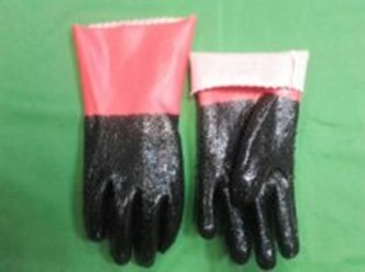 Перчатки рыбацкие красно-черные с крошкой Ю.КОРЕЯ. Цена 250руб.