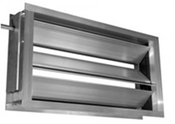 Клапан на лопатках профиля PS100.