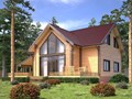 Проект дома с террасой и со вторым светом, один из популярных наших проектов. На сайте можно найти уже реализованный проект дома.