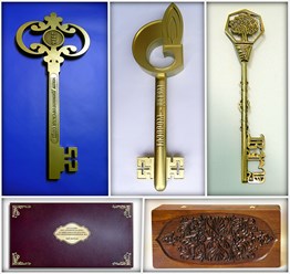 Изготовление символических ключей от Мастерской Чурюмова