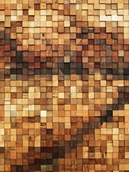 Деревянная мозаика 3D позволяет создавать эффектные акцентные зоны, а также полностью облицовывать стены в помещениях. ... Особенности 3D мозаики из дерева.