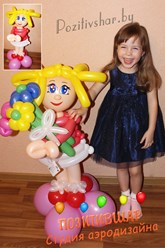 Кукла из воздушных шаров