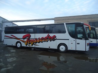 Setra, 49+1, 49+2, 50+1. TV/Video, мягкий, комфортабельный салон, подлокотники, подголовники, регулируемые сидения, панорамные окна, кондиционер, климат-контроль, электролюков – 2, мониторов