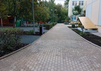Укладка брусчатки