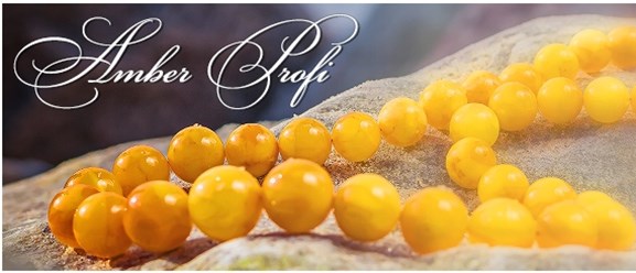 Бусы шары из натурального янтаря от компании "Амберпрофи"