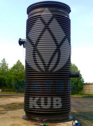 Канализационная насосная станция (КНС) из спиральновитой ПНД трубы (Спиролайн)