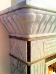 изготовление каминов из мрамора, оникса, травертина