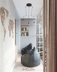 Project "Perfection" - дизайн двухкомнатной квартиры 53 м2 в Хабаровске. Студия дизайна интерьеров INGAIN