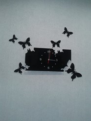 Настенные часы &quot;Порхающие бабочки&quot; прямоугольные. Больше моделей на нашем сайте: http://ideyadecora.ru/
