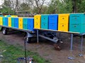 прицеп с поворотным кругом и пчеловыкаткой