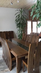Слэб деревянный. Столы с имитацией слэбов дерева на заказ в Барнауле. низкие цены производителя!