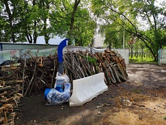 Осуществление строительных работ;
Процесс переработки древесных отходов;
После переработки древесных отходов происходит вывоз и дальнейшая транспортировка отходов.