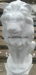 форма для фигурки льва бетонного