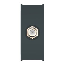 Розетка антенная TV CADUCEUS ALING MODE для скрытой проводки, спутниковая, одиночная модульная, механизм