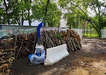 Осуществление строительных работ;
Процесс переработки древесных отходов;
После переработки древесных отходов происходит вывоз и дальнейшая транспортировка отходов.