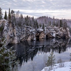 Мраморный каньон &#171;Рускеала&#187;