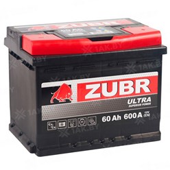 Аккумулятор ZUBR ULTRA (60 A/h), 600A R+