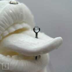 Украшение для пирсинга языка из титана в Калининграде