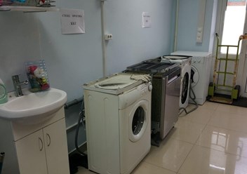 Стенд прогона готовых стиральных машин