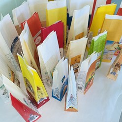 Однослойные Бумажные пакеты с прямоугольным  дном для сыпучих продуктов