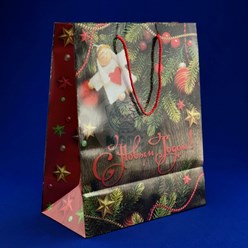 Пакет бумажный для подарков ламинированный новогодний Микс №3 ( 264х136х327 см) Артикул 22302-00001. Купить сумочку для подарков в Барнауле, Купить подарочные пакеты в Барнауле с доставкой в ТД МОПС,