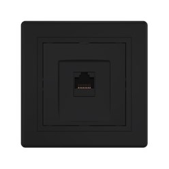 Розетка скрытой установки CADUCEUS ALING PRESTIGE компьютерная с модулем Keystone RJ45 8P8C, cat.6, UTP