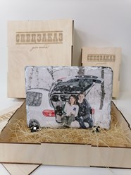 Фото на камне (подарочная коробочка продаётся отдельно)