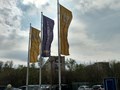 Флагштоки 9 метров для автосалона