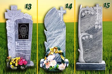 варианты памятников из мрамора любой сложности