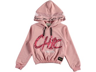 Кофта с капюшоном на девочку модная