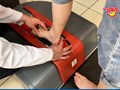 Процесс сканирования стопы клиента для создания 3 D модели ортопедической стельки