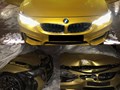 BMW M4&#128171;Восстановили геометрию кузова, произвели замену агрегатов, подбор краски, 2х сторонняя покраска капота, покраска бампера.