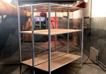 Унифицированные нары металлические трехъярусные двухсторонние сборно-разборные для защитных сооружений гражданской обороны Тип«VIII» серия В-952.00.00.000 (ТУ 31.09.11-007-32388394-2018).