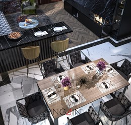 Project "Supreme" - дизайн апартаментов 100 м2 в Хабаровске. Студия дизайна интерьеров INGAIN