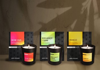 Разработка дизайна упаковки для ароматических свечей